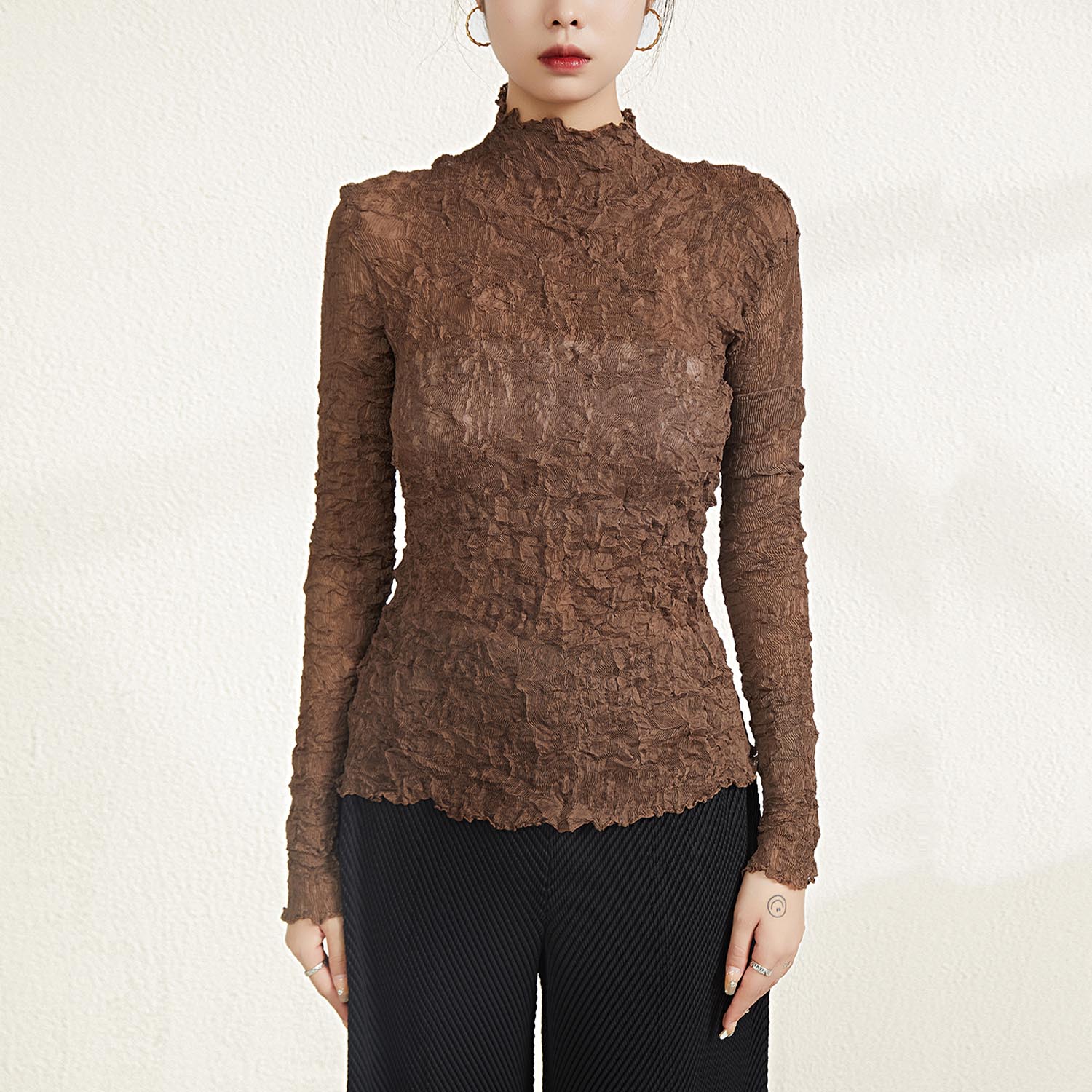 สีน้ำตาล