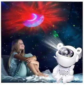 Popular Sitting Astronaut Multi-color Pattern <strong>Star</strong> Projector <strong>LED</strong> Night Light With Bluetooth Speaker - Product Image 6
