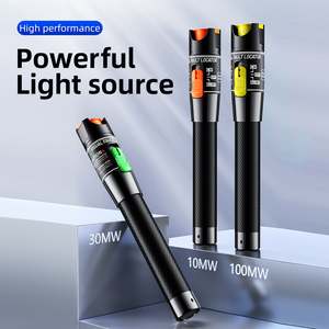 Saivxian ปากกาทดสอบไฟเบอร์ออปติก5-100mW ปากกาเลเซอร์แบบมีแหล่งกำเนิดแสงสีแดง VfL 5-100mW Visual Fault Locator FTTH 4G LC - Product Image 2