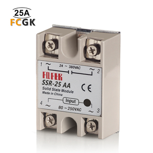 Fotek <strong>Type</strong> 25A Din <strong>Rail</strong> Solid State Relay SSR-25AA Miniature Size High Power Contact Load Sealed Protect Feature
