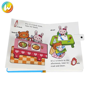 หนังสือแผ่นพับแบบฝาพับสำหรับเด็กพิมพ์แบบดึงและผลักได้สำหรับโรงเรียนอนุบาล - Product Image 3