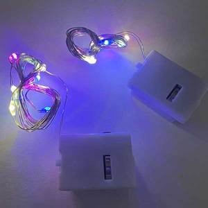 Xmas Mini Batterie betriebene Kupferdraht Starry Fairy Lights Led Lichterketten für Hochzeit Weihnachten dekorative Weihnachts lichter