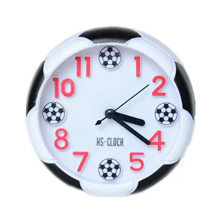 Reloj despertador con bola decorativa para niños, diseño de moda