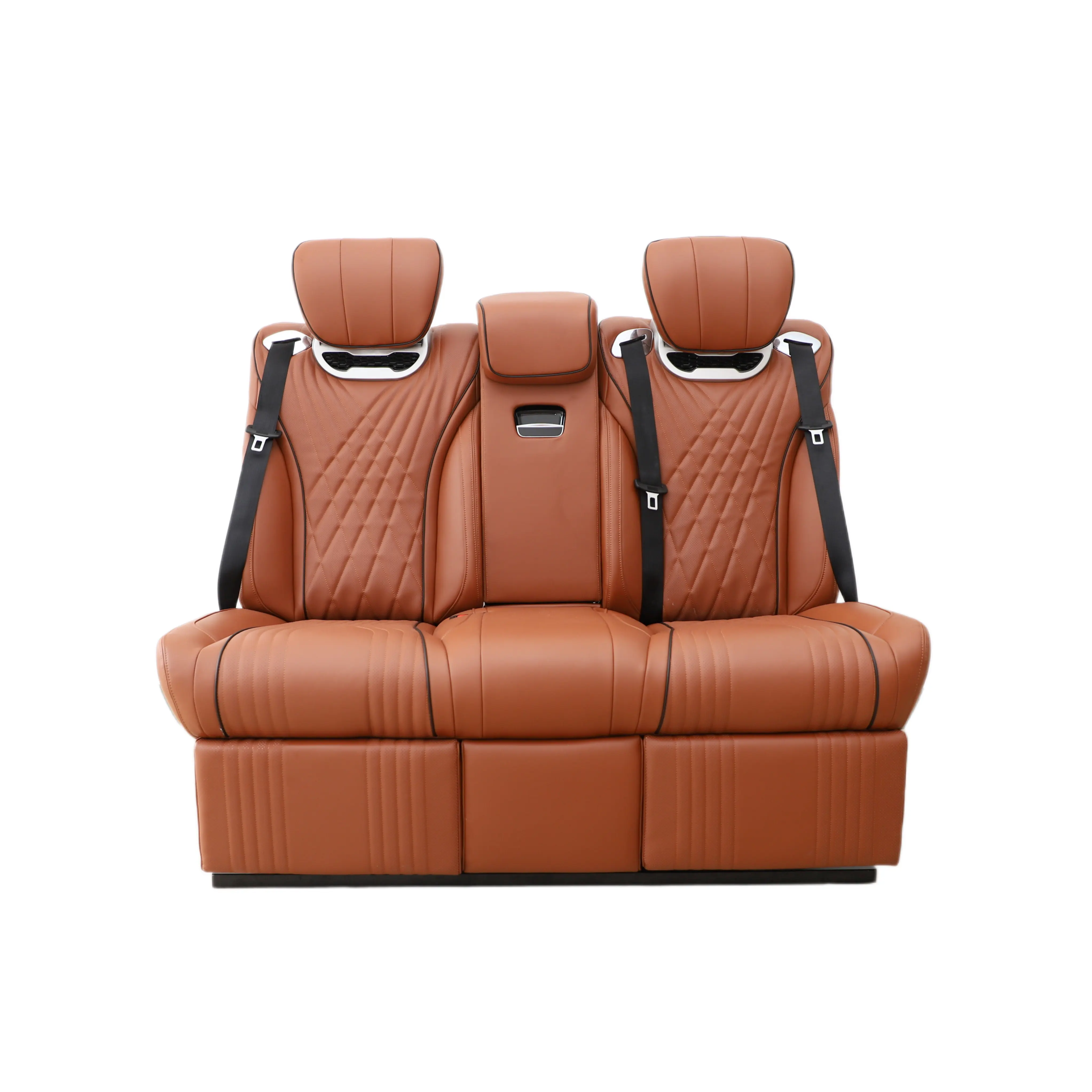 Lit de siège de voiture en cuir véritable de luxe pour Toyota MVP Vito GL8 housses de siège de voiture haut de gamme