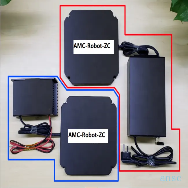 Custom/OEM/ODM Robot Soluzione di Ricarica Senza Fili 24v 36v 48v 100 w-3000 w batteria robot modulo di ricarica senza fili