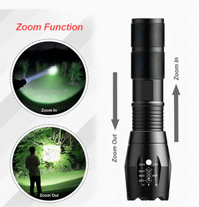 Có thể điều chỉnh nhôm kính thiên văn LED Torch đèn pin có thể sạc lại với <span class=keywords><strong>T6</strong></span> nguồn ánh sáng linh hoạt từ Pick up DC điện - Product Image 4