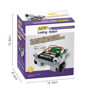 DIY Robotic Kit STEM APP Codier roboter Toy Science & Engineering Spielzeug Wireless & Sprach steuerung Bausteine Sets