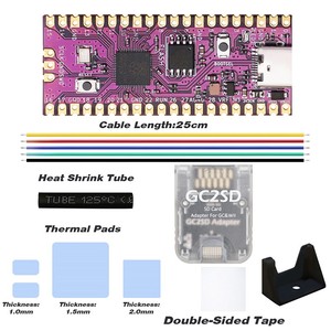 Per Gamecube SD2SP2 adattatore per scheda SD + Raspberry Pi Pico Board Picoboot IPL sostituzione Modchip lettore di schede NGC accessori di gioco - Product Image 1