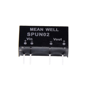 MEAN WELL SPUN02M-15 <strong>DC</strong>-<strong>DC</strong> Converter, 15V 0-134mA <strong>Output</strong>, 10.8-13.2V <strong>Input</strong>, High Isolation, Ideal for Telecom and Industrial - Product Image 2