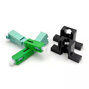 FTTH光ファイバーSC APC 02グリーンシングルモード光ファイバー高速コネクタメーカー - Product Image 1