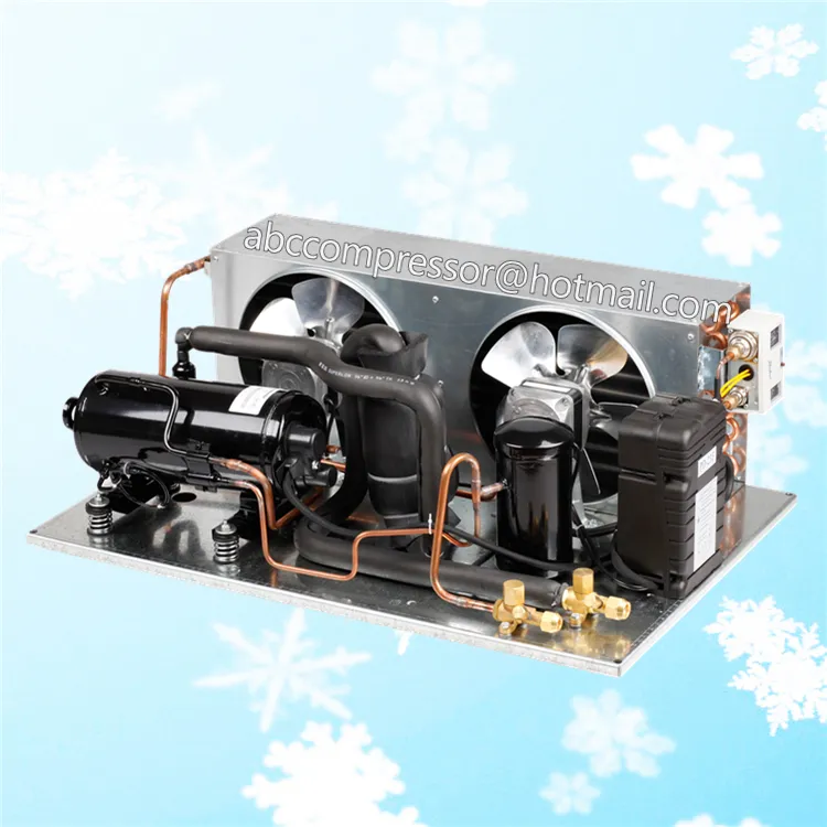transport refrigeration unit with zhejiang boyang R404a compressor QHD-16K for mobile refrigerator