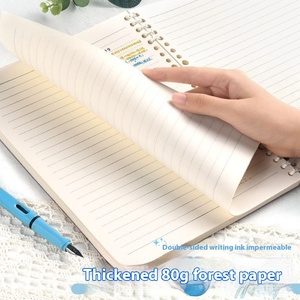 B5 Simple Learning Postgraduate Entrance Exam Notebook Abnehmbare Loseblatt-Spule Cartoon Panda Gedruckt Hoher Farbwert A3 Größe - Product Image 3