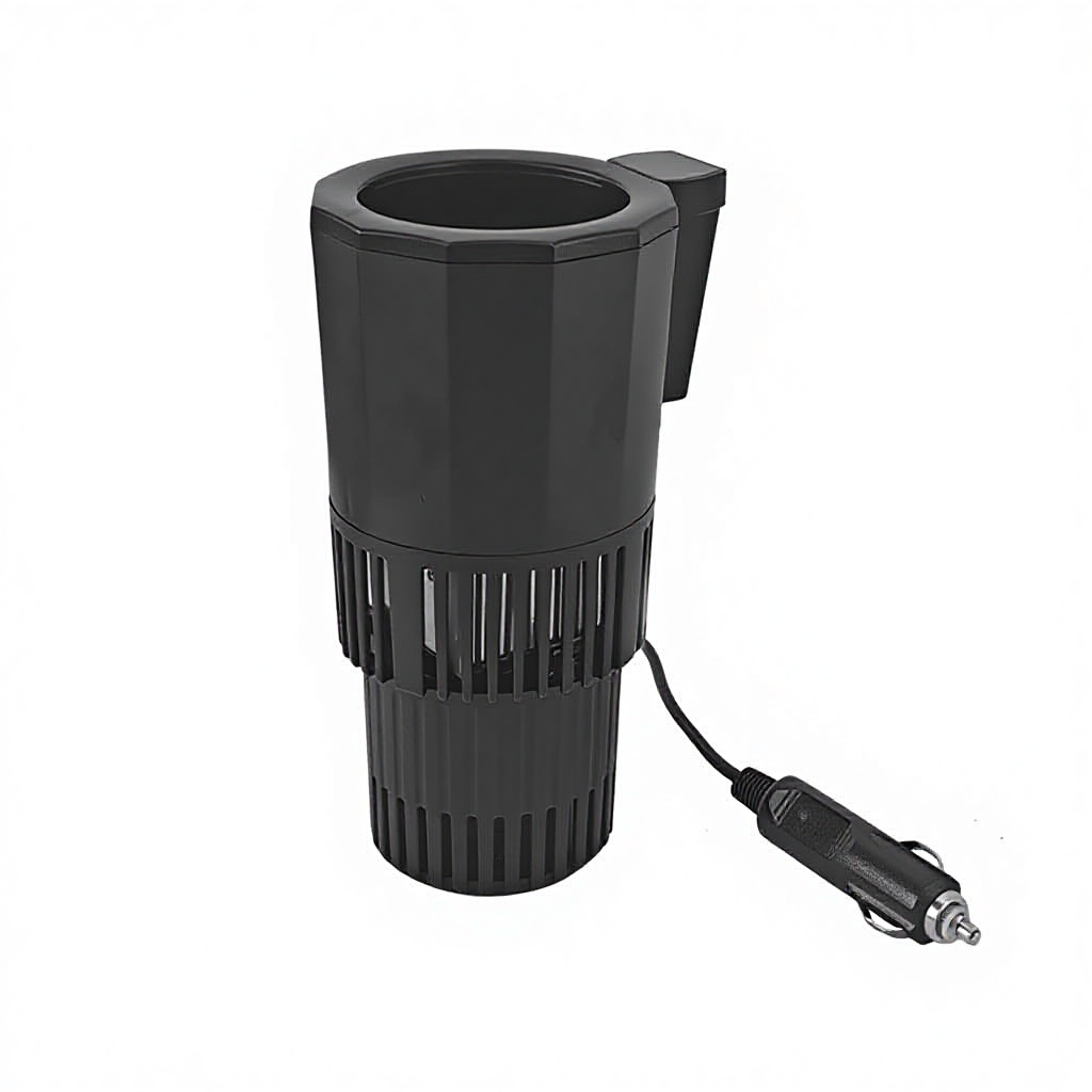 Black car hot cold cup-24v-intelligent small fridge