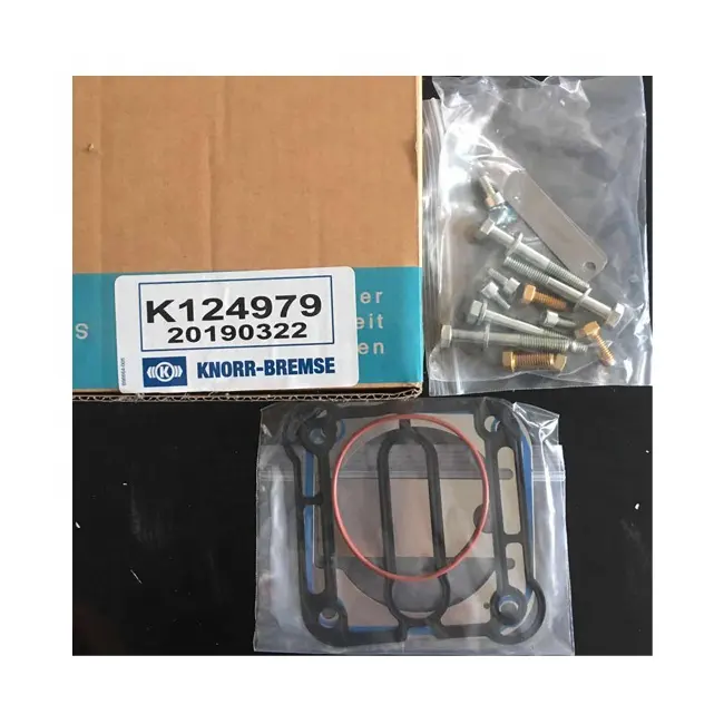 Knorr bremse K124979/610800130072/610800130133 compresor de aire partes Junta kit de reparación para K057244/K062020/K147453 assy