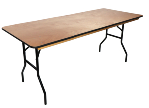 Kim Loại Phong Cách Có Thể Gập Lại Gỗ Bàn Ăn Di Động Vòng Cho Ngoài Trời Nhà Bếp Khách Sạn Sân Bệnh Viện Cho Thuê Đám Cưới Sử Dụng - Product Image 2