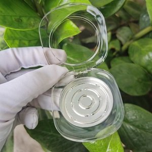 Y015透明高端单眼影容器压制化妆功能实用空塑料腮红紧凑型粉盒 - Product Image 4