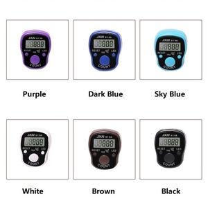 1030 Elektronischer Finger zähler 12 Farben Rück stell bar 5-stelliges LCD Elektrische Digital anzeige Finger Hand zähl zähler zählung - Product Image 5