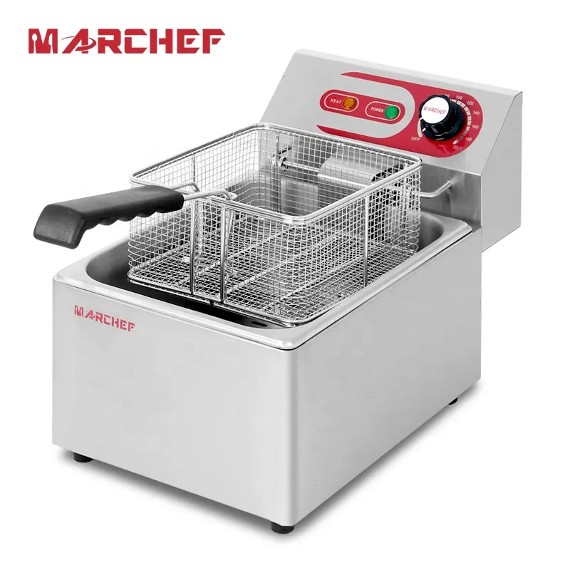 Hot Sale Stainless Steel Commercial KFC 2.5kw 4l Friteuse Mini