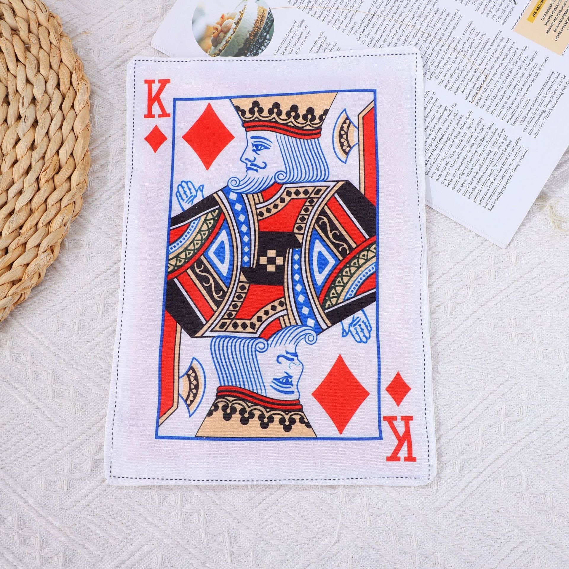 K-shaped paper playing card opp packaging