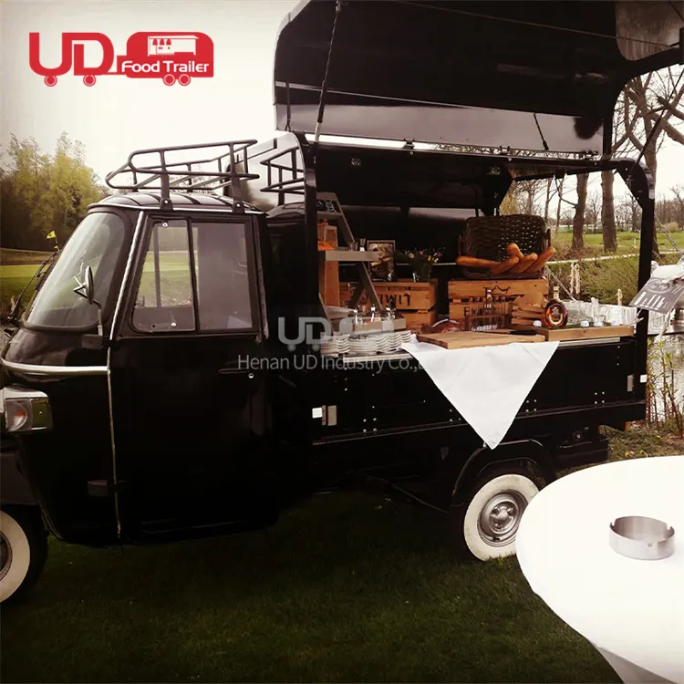 Coffee Van triciclo elettrico carrello per alimenti Jxcycle Cargo carrello per gelato Mobile Tuk Tuk Coffee Bike camion elettrico per alimenti