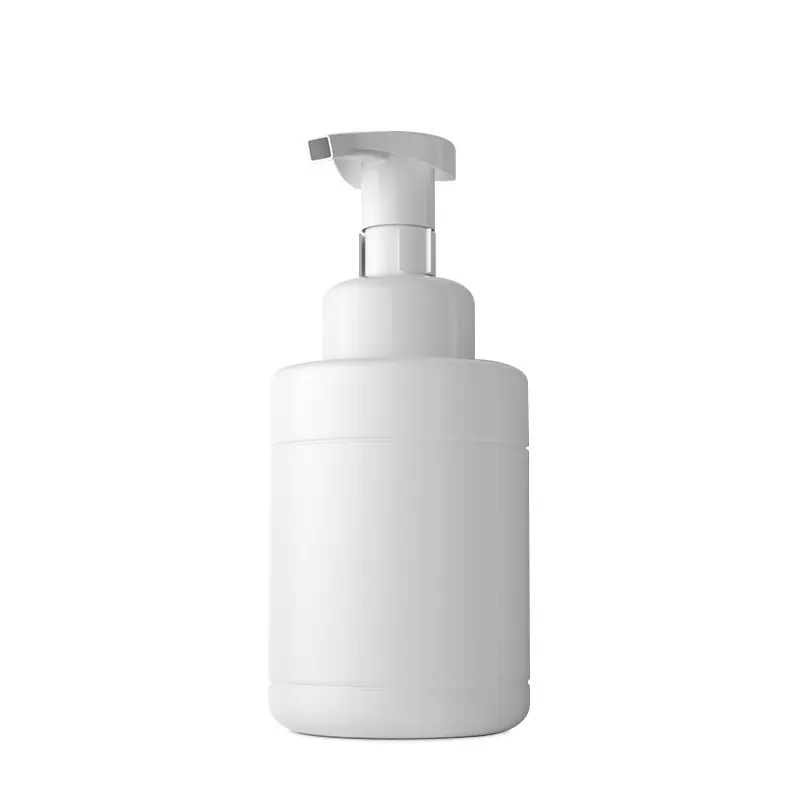 Personalizado PE branco plástico espuma loção corpo lavagem dispensador garrafa 350ml líquido sabão dispensadores garrafas embalagem