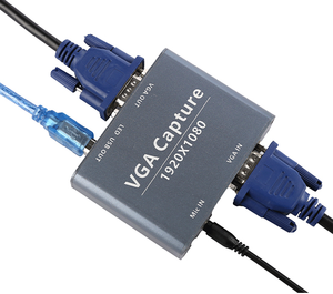 Venta caliente VGA a USB Capture Converter USB 3,0 HD Dispositivo de captura de audio y video Driver Free Support Plug and Play Game Live Streaming Box suficiente stock - Product Image 4