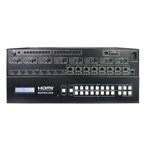 HDBaseT-matriz HDMI, 8 entradas, 8 salidas, 70m, control remoto IR, interfaz de RS-232, TCP/IP o Web GUI