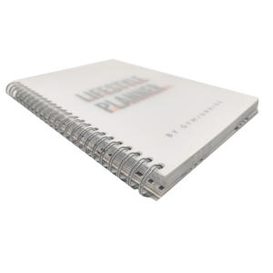 Özelleştirilmiş taşınabilir Spiral Metal halka dizüstü şeffaf su geçirmez PVC bağlayıcı karton Kraft kağıt ile kuşe kağıt kitap tipi - Product Image 4