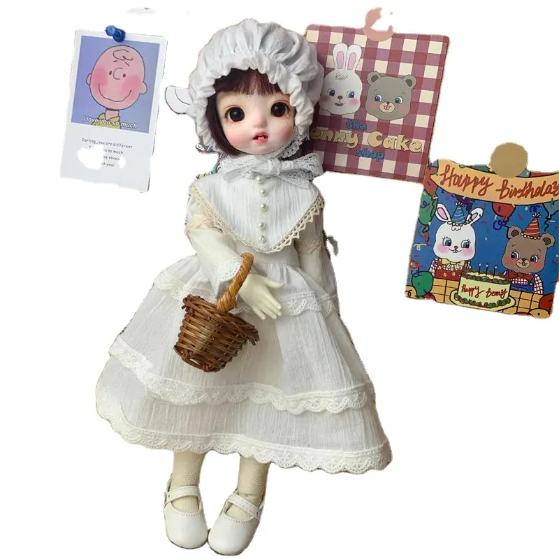 Vestito da donna occidentale in pizzo per 1/6 bambola BJD 30 cm bambola giocattolo