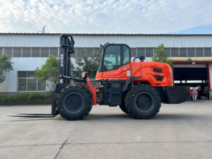 新条件3.0吨3.5吨4.0吨5.0吨越野柴油崎岖地形叉车4x4 4WD餐厅、印刷厂 - Product Image 6