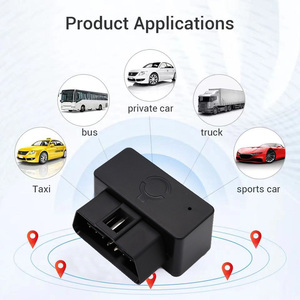 Dispositivo de seguimiento GPS para vehículos con interfaz OBD de fácil instalación con sistema de seguimiento GPS basado en Web Plataforma gratuita Aplicación Android IOS