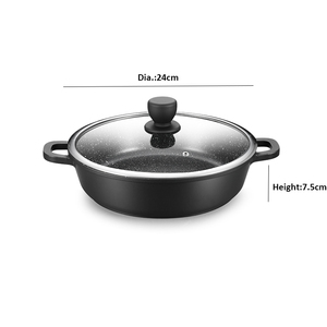 DENUO14pcs調理器具セット家庭用ノンスティックコーティングダイキャストアルミポット