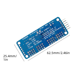 PCA9685PW 16チャンネル12ビットPWMサーボシールドドライバI2Cインターフェースロボットプロジェクト用PCA9685モジュール - Product Image 5