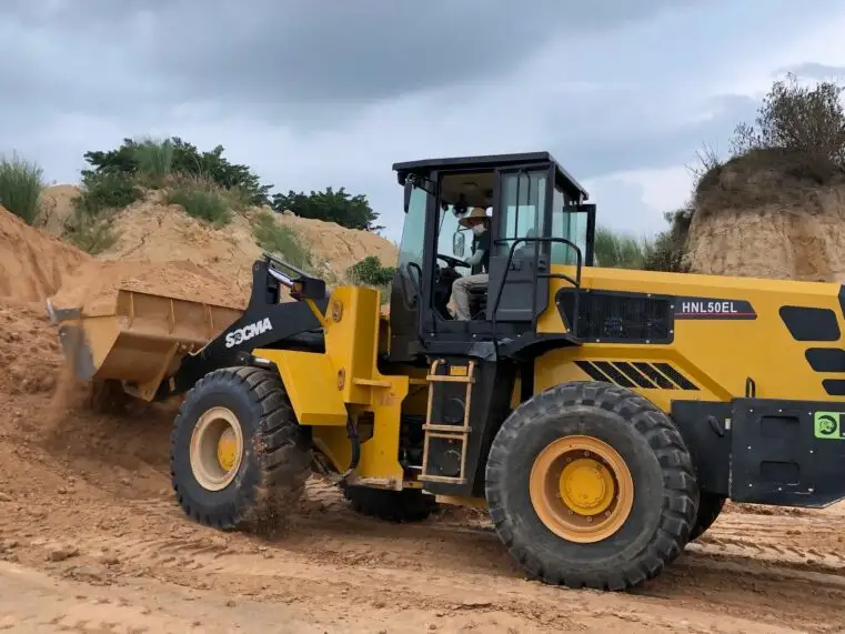 SOCMA Brand 3 ton Elétrica Wheel Loader Baixo Usando Custo Carregadeira De Rodas