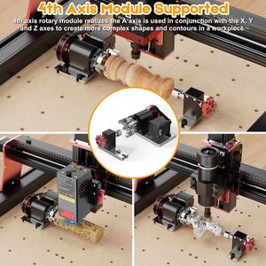 Máquina enrutadora CNC de 3 ejes completamente metálica TwotreesCNC TTC450 Pro para tallado de nailon de madera, núcleo de Motor de corte - Product Image 4