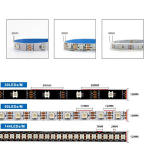 Low voltage patch WS2812B Phantom LED strip Full color ambient <strong>light</strong> 5V built-in <strong>IC</strong> programmable - Product Image 3