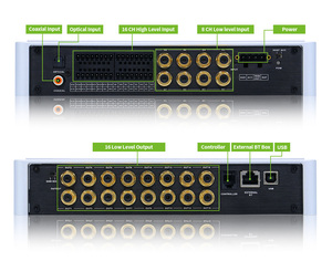 Factory Price Hot Selling High End Car <strong>Digital</strong> Sound <strong>Processor</strong> for Car Stereo <strong>System</strong> With 8 Input 16 Output TP-DSP16