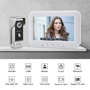 Nuova tendenza HD 1080P Smart Video sistema di interfono WIFI impermeabile citofono con la macchina fotografica di controllo di accesso della scheda IC per la sicurezza domestica - Product Image 2