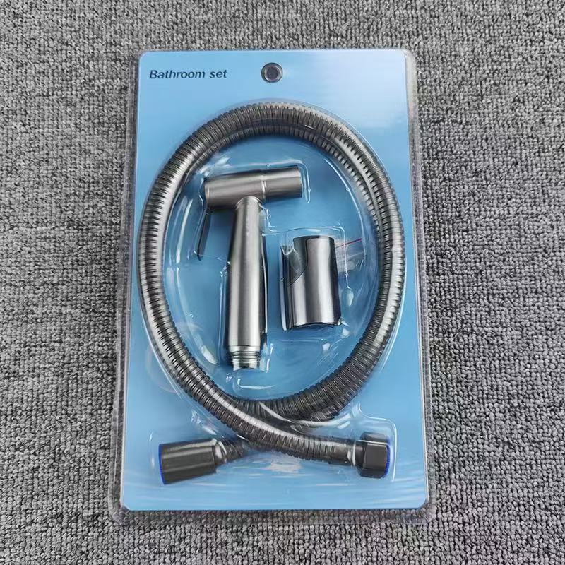 Gun ash stainless steel three piece set-12m shower tube