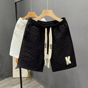 Factory Direct <strong>Sales</strong> Men's <strong>Shorts</strong> with Simple Touch, Dark Printed Patterns, New Summer Trendy Street Casual Pants - Product Image 6