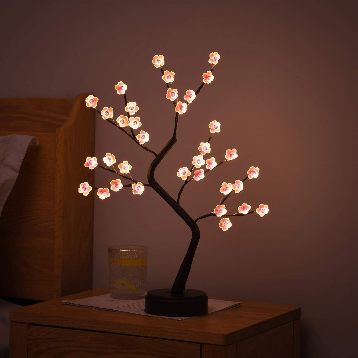 36l prunier lumière-noir branche-lumière chaude