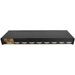 VCOM 8 <strong>Input</strong> <strong>1</strong> <strong>Output</strong> 4K Computer Video Switcher Metal Case DVI <strong>KVM</strong> <strong>Switch</strong> with Hotkey IR Remote Control