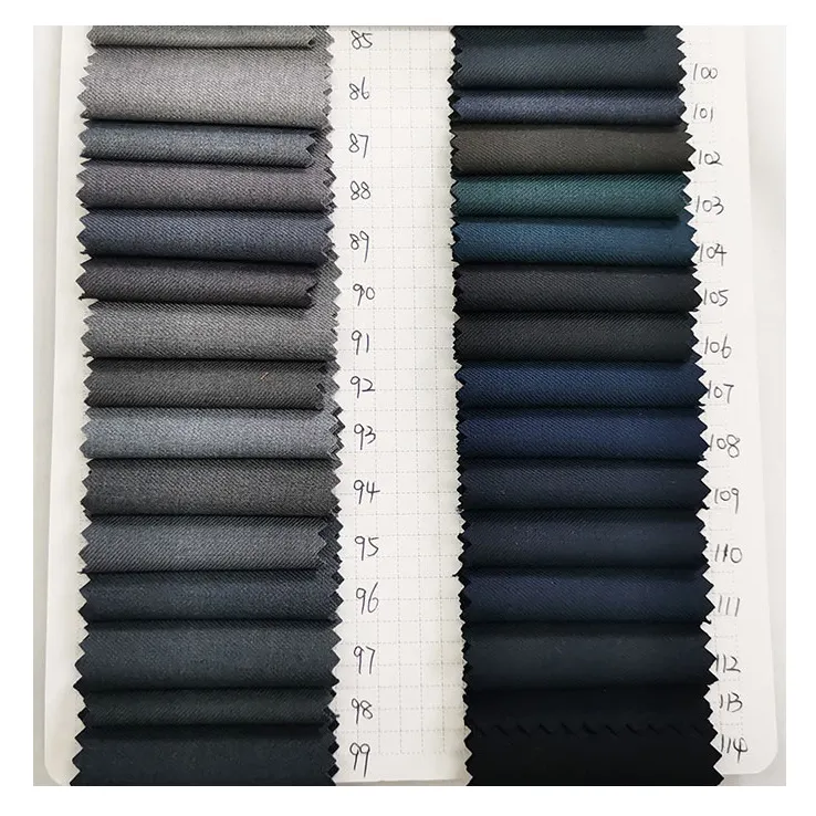 TR fabric manufacturer polyester viscose suit fabric TR 80/20 290g/m twill poly rayon twill fabrics men suiting materials