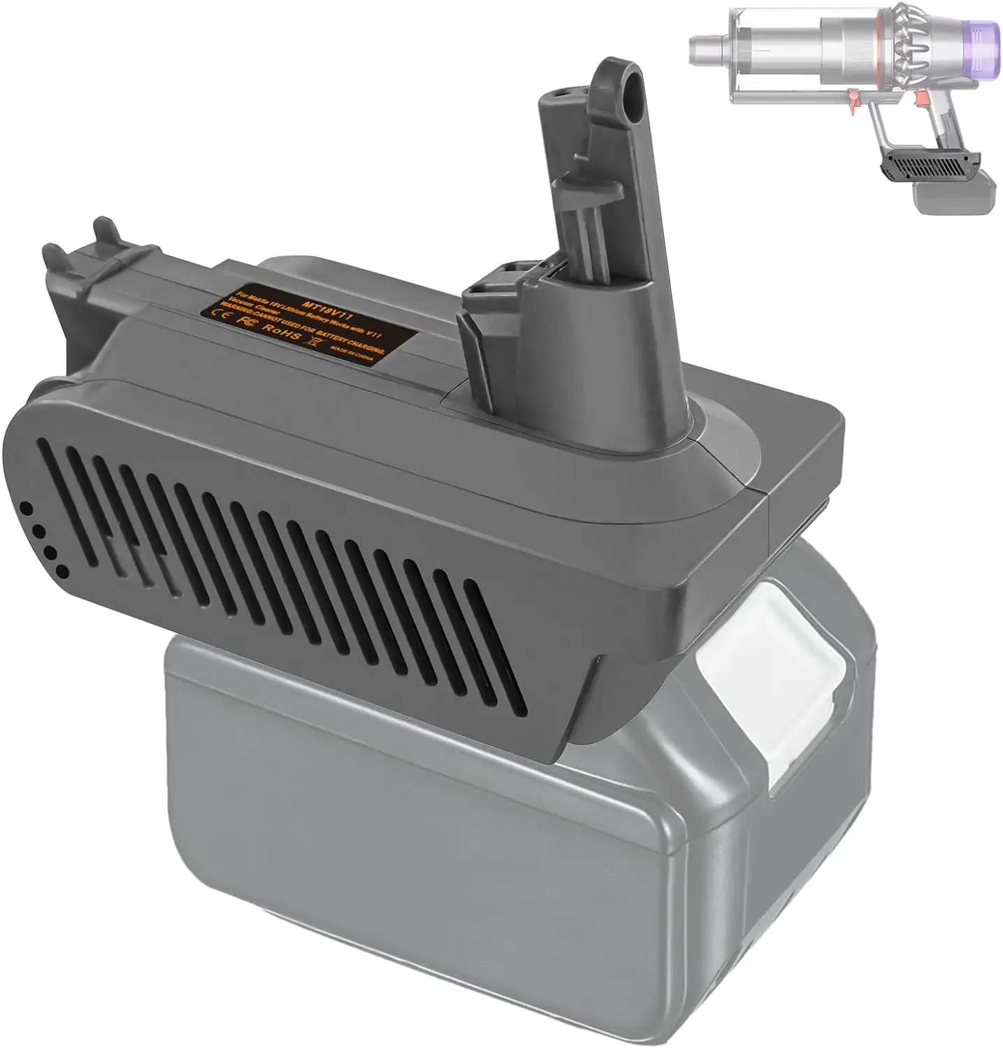 MT18V11 for Makita 18V Battery for Dyson V11 tool use for V11 Cordless Stick Vacuum Cleaner Animal Absolute Fluffy adapter