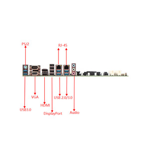 Ecsuu công nghiệp H610 Bo mạch chủ máy chủ Mini PC | Core i3/i5/i7 đa hiển thị/VGA/dp không quạt thiết kế mới đôi - Product Image 3