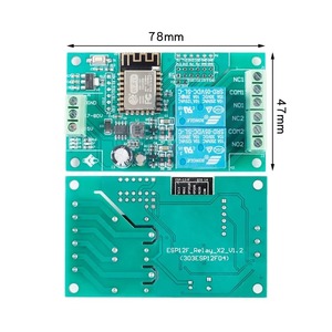 Doppelkanal 5V 8-80V ESP8266 ESP-12F Entwicklungsrat Netzwerk drahtloses WLAN-Relay-Modul