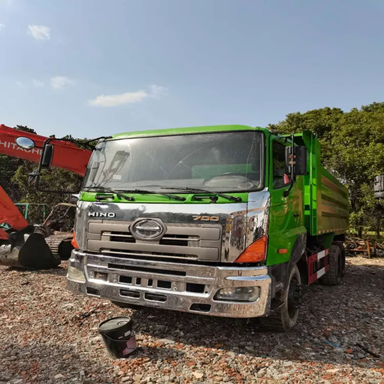 Offre Spéciale japon BENNE HINO 700 6X4 UTILISÉ CAMION À BENNE BASCULANTE