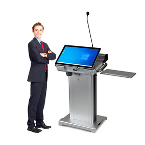 Multimedia Digital Podium Lectern Educational Equipment <strong>Lectures</strong> for Conference Room Presidential With Lcd Screen - Product Image 6