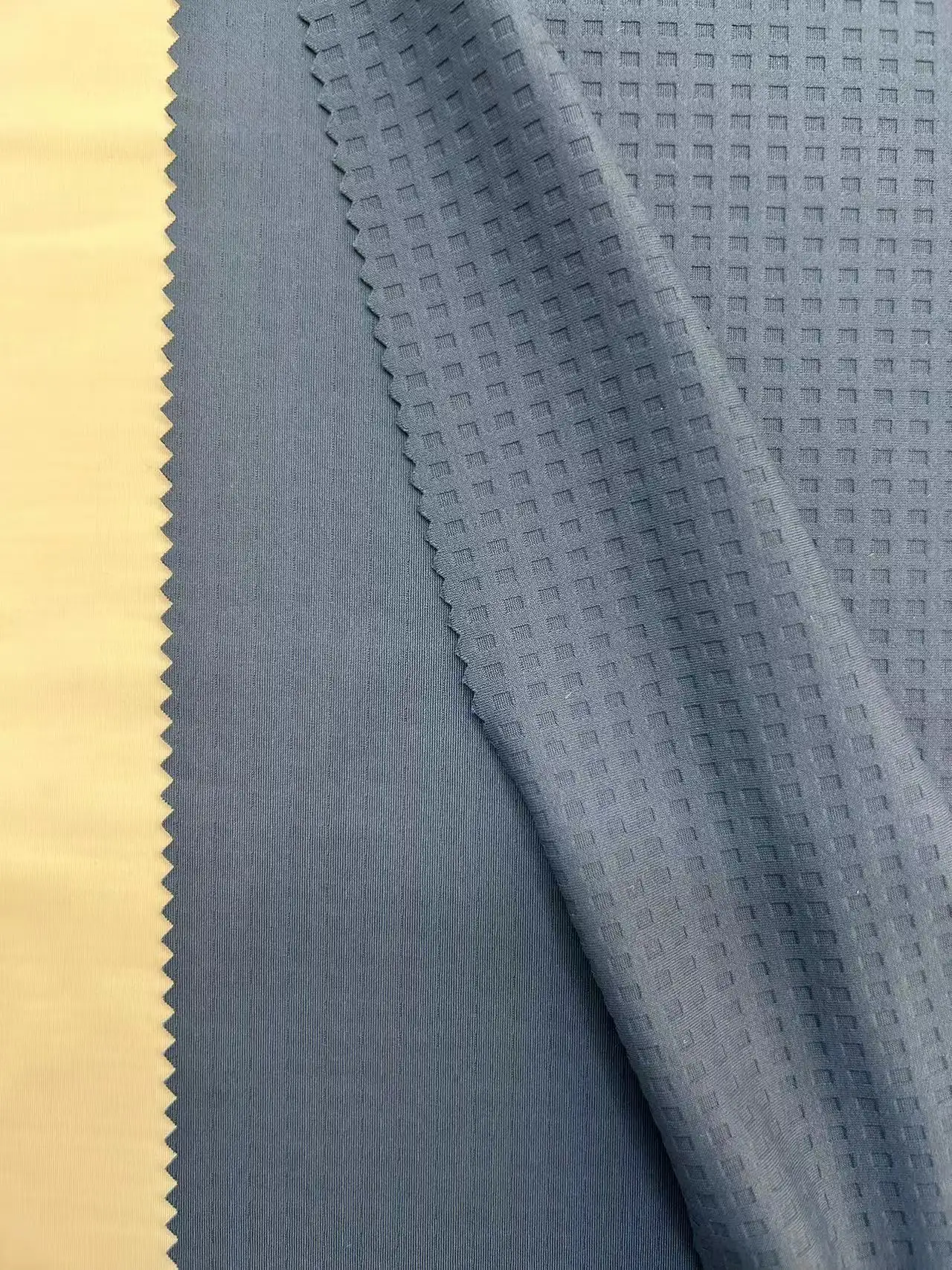 Siyuanda thiết kế mới 240gsm kẻ sọc vải da mềm cao đàn hồi Yoga thể thao Polyester Amoniac vải