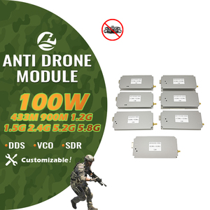 50 Wát 433/900MHz 1.2GHz 1.5Ghz 2.4Ghz 5.2Ghz <span class=keywords><strong>5.8GHz</strong></span> FPV quốc phòng can thiệp UAV truy cập Drone mô-đun gây nhiễu - Product Image 1